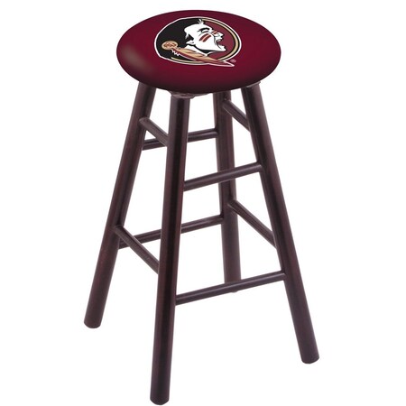 Holland Bar Stool Co Maple Counter Stool, Dark Cherry Finish, Florida State (Head) Seat RC24MSDC