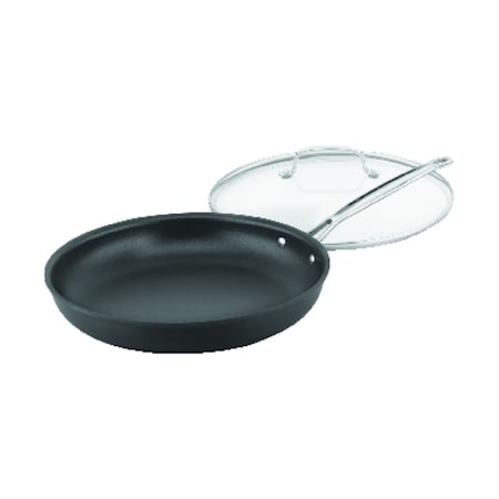 Cuisinart Cuisinart Chef's Classic Aluminum Skillet w/Lid 12 in. Black 622C-30G