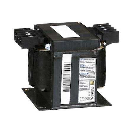 Schneider Electric Control Transformer, 500 VA, 120V AC, 600 V 120 V; 575 V 115 V; 550 V 110 V 9070T500D5