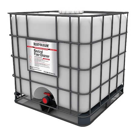 Rust-Oleum Professional Cleaners Neutral Floor Cleaner, Tote, 275 Gallon 388628