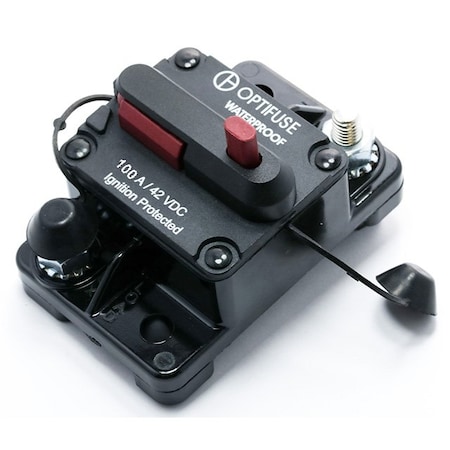 Optifuse Circuit Breaker, 153 Series, 25 to 200A, 3kA at 42V DC 153100