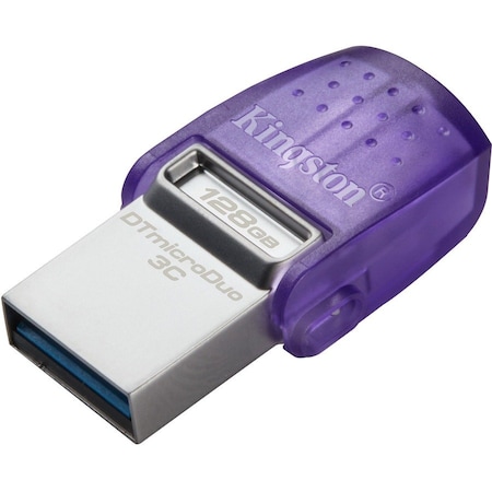Kingston 128GB DATATRAVELER MICRODUO 3C 200MB/S DUAL USB-A + USB-C DTDUO3CG3/128GB