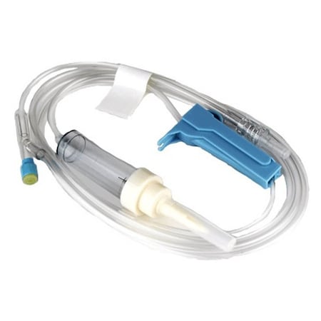 Exel International IV Administration Set, 60 DR/mL w.Injection port, 78", 50PK 29083