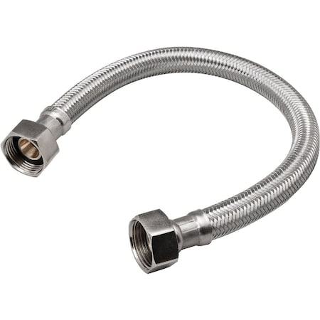 Do It Best 3/4'' FIP x 3/4'' FIP x 18'' Braided Stainless Steel Water Heater Connector 496-221DIB