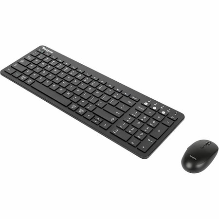 Targus ANTIMICROBIAL MIDSIZE KEYBOARD AND COMFORT MOUSE BUNDLE AKB863 + AMB582 BLACK AKM619AMUS