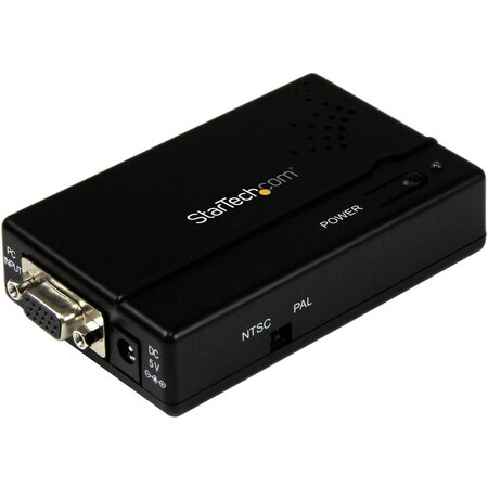 Startech.Com High Resolution VGA to Composite (RCA) or S-Video Converter - PC to TV VGA2VID