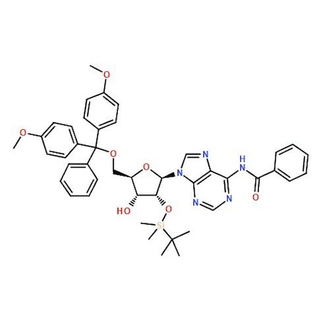 Ak Scientific 5'-O-DMT-2'-O-TBDMS-N-Bz-Adenosine (250mg), CAS 81265-93-2 2621AC-250mg