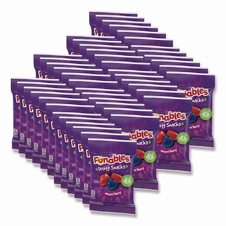 Ferrara Funables Fruity Snacks, Mixed Berry, 2.5 oz Bag, 48PK FER05475
