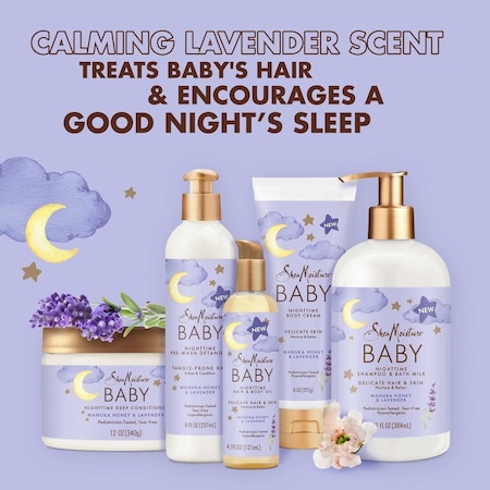 Shea Moisture Baby Manuka Honey and Lavender Deep Conditioner, 12 Ounce, 12PK 68664701