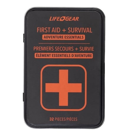 Dorcy Life+Gear First Aid Plus Survival Adventure Essentials Kit 41-3803