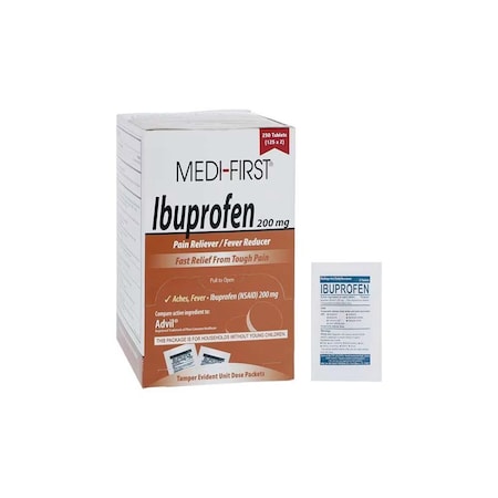Medique Ibuprofen Medi-First, 200mg, 250PK 47682080848