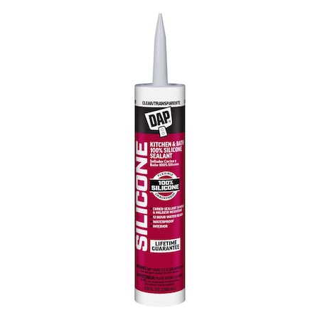 Dap Clear Silicone Kitchen and Bath Sealant 10.1 oz 7079808648