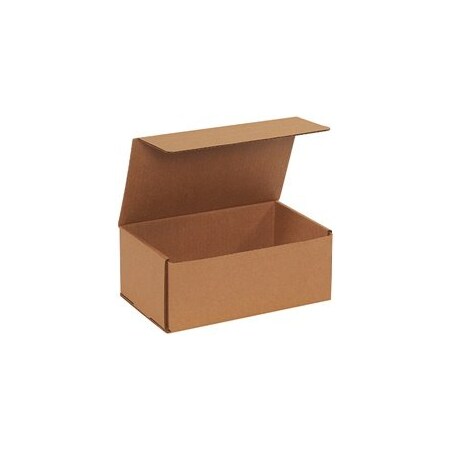 Bubblefast 50-10 x 6 x 4'' Kraft Corrugated Mailers, 50PK BFM1064K