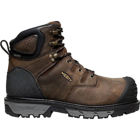 Keen Men's 6-Inch Work Boot, Brown, 10, 1027689 1027689