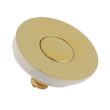 Kingston Brass Brass Sink Filter Plug, Center Pop-Up, Polished Brass KBF1012