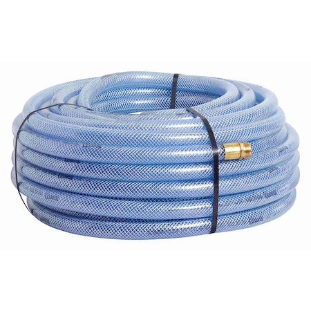 Underhill 3/4 in ID x 125 ft L Water Hose, Pliovic Tube, Clear H75-125C