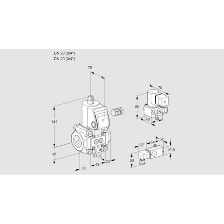 Honeywell Kromschroder VAS120R/NW KS88030452