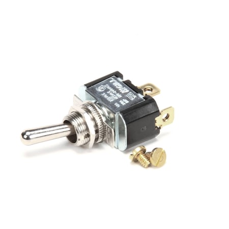 Randell Toggle Switch, 12 Amp 250V/10 Amp 125V, 2X464, SPST EL SWT120