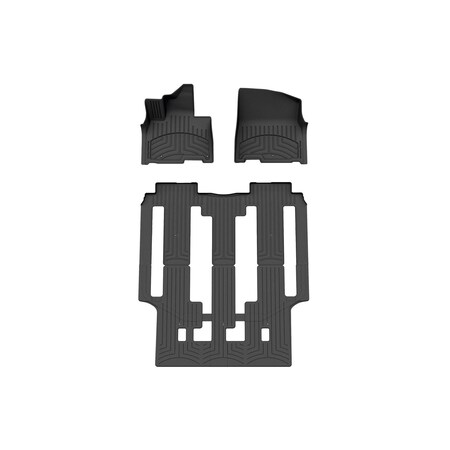 Weathertech Black, Front and Rear FloorLiner HP 441672-1-2IM