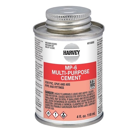 Wm H Harvey Co 24 CEMENT 1/4PT ALL PURPOSE 018000