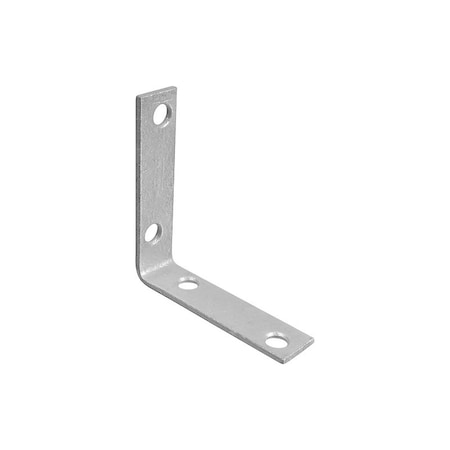 National Hardware V115 Series Corner Brace, 2-1/2 in L, 5/8 in W, 2-1/2 in H, Galvanized Steel N208-751