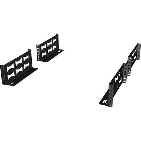 Hammond Mounting Bracket for UPS, Server, DVR, Computer - Textured Black - 400 lb Load Capacity RDAB2U15