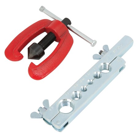 Perform Tool Flaring Tool Use With Brass/ Copper/ Aluminum/ Mild Steel Tubing; 45 Degree; Floating Cone W701C