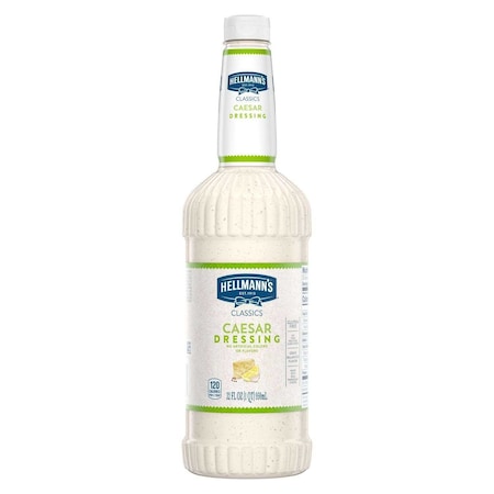 Hellmanns Classics Caesar Salad Dressing Salad Bar Bottle, 32 Ounce 4800125674