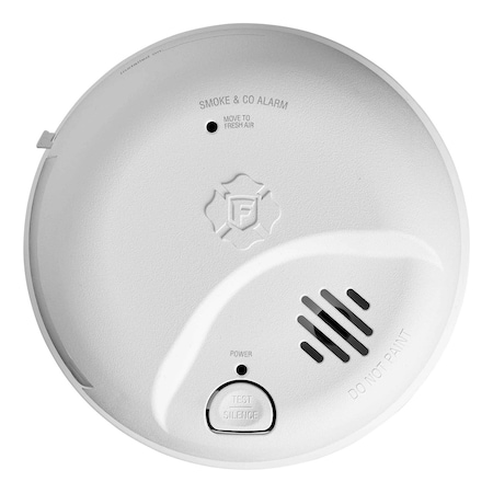 Brk Brands 1046870 Interconnect Hardwire 2-in-1 Smoke & CO Alarm with Battery Backup SMICO100-AC