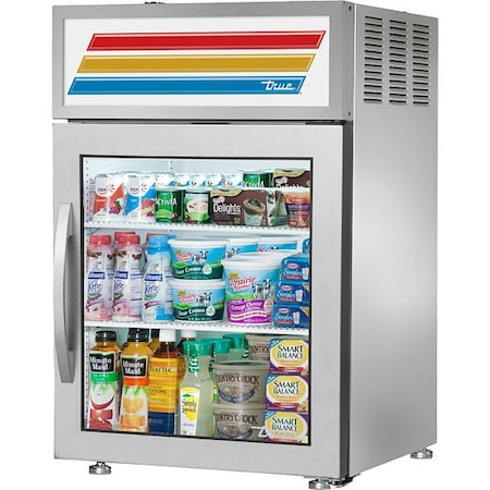 True Refrigeration Freezer Merchandiser, 36 1/4 in H, Silver GDM-05-S-HC~FGD01