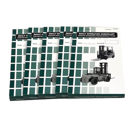 Ideal Warehouse Innovations Replacement Checklist Book, 1 3/8" W, PK5 70-1075-CP