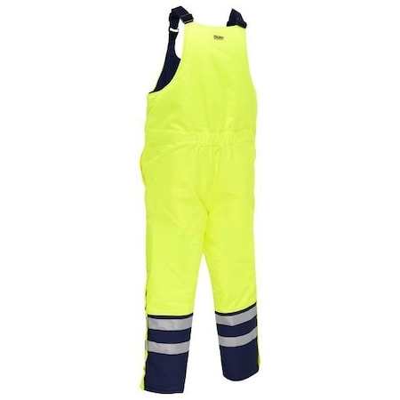 Bisley HI VIS JACKET, Polyester, Class E Yellow, M 318M6452T-YLNV/M