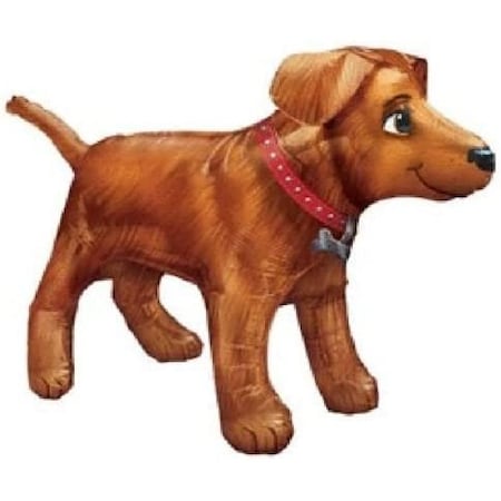 Loonballoon Golden Retriever 3D Realistic Figure Dog Puppy 36in. Party Animal Mylar Balloon B01FTWPQU2