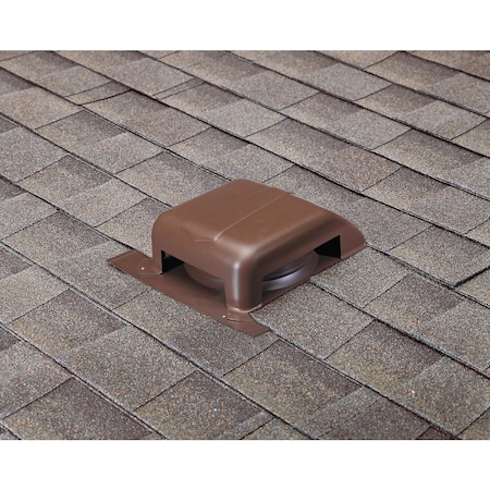 Airvent Airhawk 40'' Brown Galvanized Steel Slant Back Roof Vent RVG40080