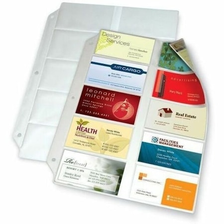 Cardinal Business Card Refill Sheets, PK10 7856000