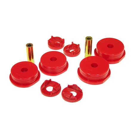 Prothane 4 Motor Mount Kit for 1995-1999 Mitsubishi Eclipse - Red 13-1901