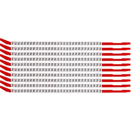 Brady ClipSleeve Wire Markers Size 10 Nylon 16 AWG - 14 AWG, Z Pack of 300 Each, 300PK SCN10-Z