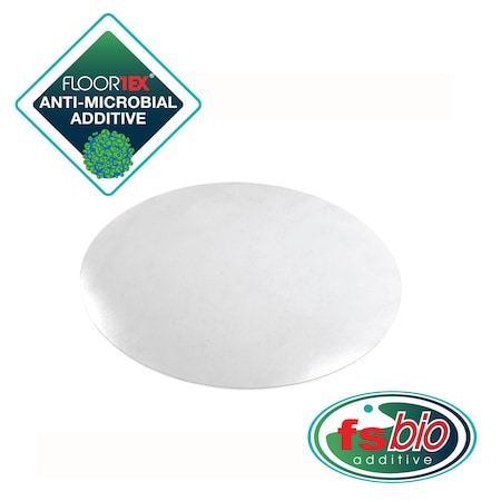 Floortex Desktex Pack of 2 Anti-Microbial Circular Desk Mats -12" Diameter FPHMTM30RV2