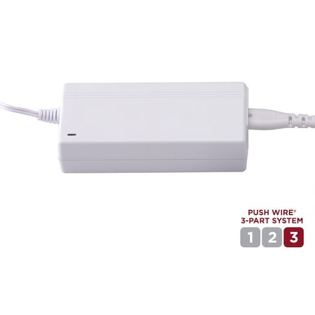 Black & Decker PUSH WIRE Under Cabinet Light 48W Plug-In Power Kit LEDUC-48WP