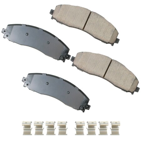 Akebono 13-17 Ford F250-350 Super Duty:Rear Street Perf Pad, Asp1691 ASP1691