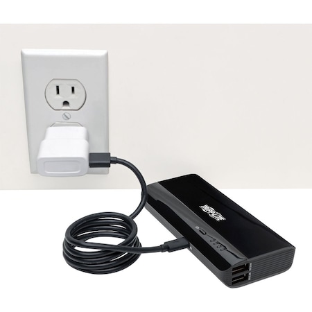 Tripp Lite Portable 2-Port USB Battery Charger Mobile Power Bank 12k mAh UPB-12K0-S2X2U