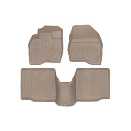 Weathertech Tan, Front and Rear FloorLiner HP 457041IM-453592IM