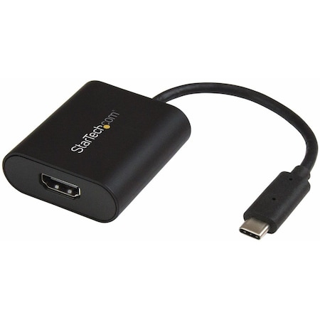 Startech.Com USB C to 4K HDMI Adapter - 4K 60Hz - Thunderbolt 3 Compatible - USB Type C to HDMI Video CDP2HD4K60SA