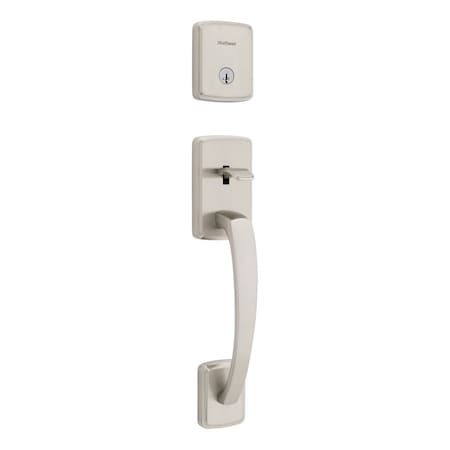 Kwikset Residential Handlesets Single Cylinder Satin Nickel 818BFHLIP-15S.STRKP