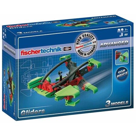 Fischertechnik Advanced Gliders Construction Set, Model Building Kit - 60 Piece 540581