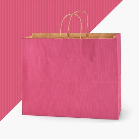 Nashville Wraps Lipstick Pink Shadow Stripe Bags, Vogue 16x6x13, 250PK LPSBV