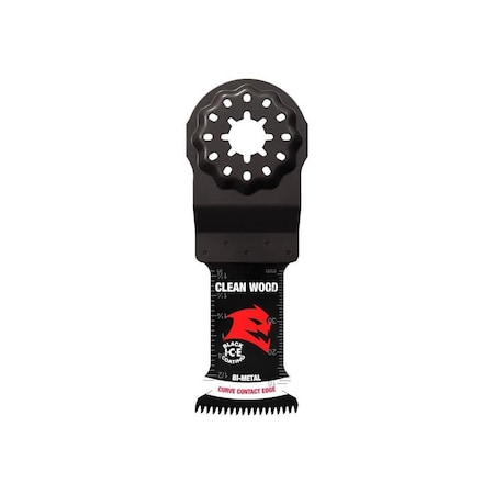 Freud Oscillating Blade 1-1/4in W Bi-Metal Curved Contact Edge Clean Wood DOS125JBW