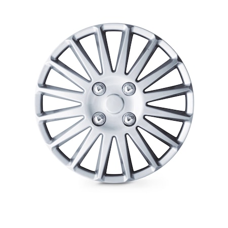 Altertrim 16 in Univ Hubcaps for steel whls, Snap-On, (White), 4PK CHB-5019-E-16