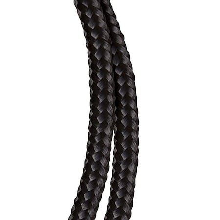 Baron Rope, 5/8 in Dia, 140 ft L, 325 lb Working Load, Polypropylene, Black 54020