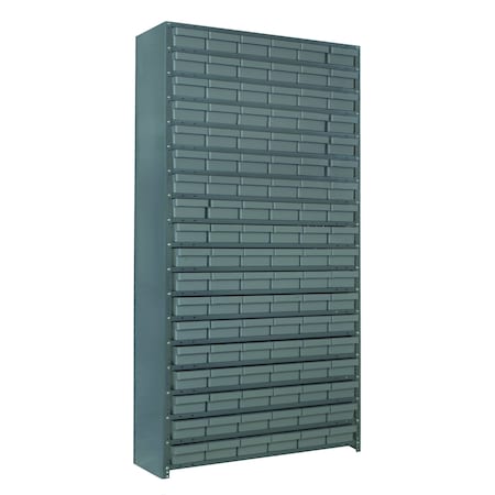 Quantum Storage Systems 15 SHELF CLOSED UNIT W/84 BINS CL1275-401601GY